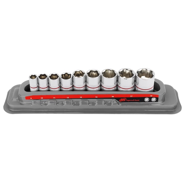 9 Piece Tech Solutions Metric Non-Slip Socket Set